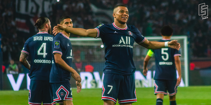 Mbappé joie cs