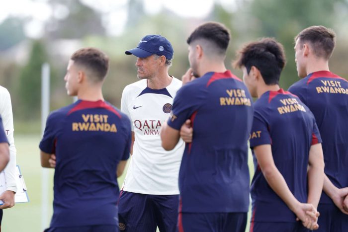 Enrique entrainement