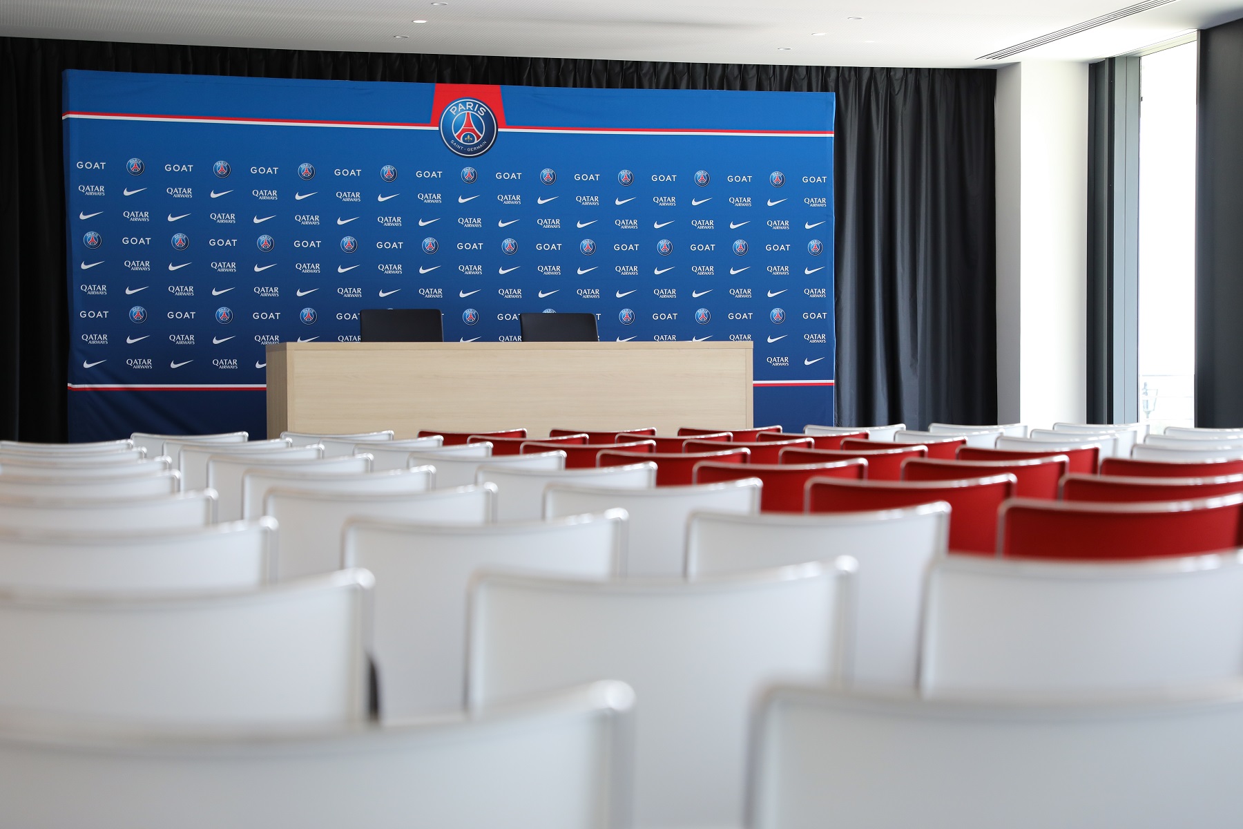 Salle de presse Campus PSG