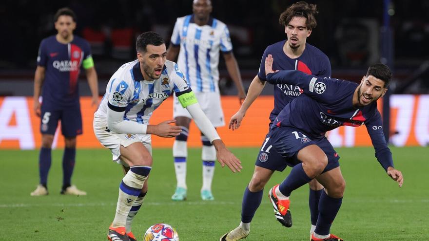 Mikel Merino vs PSG