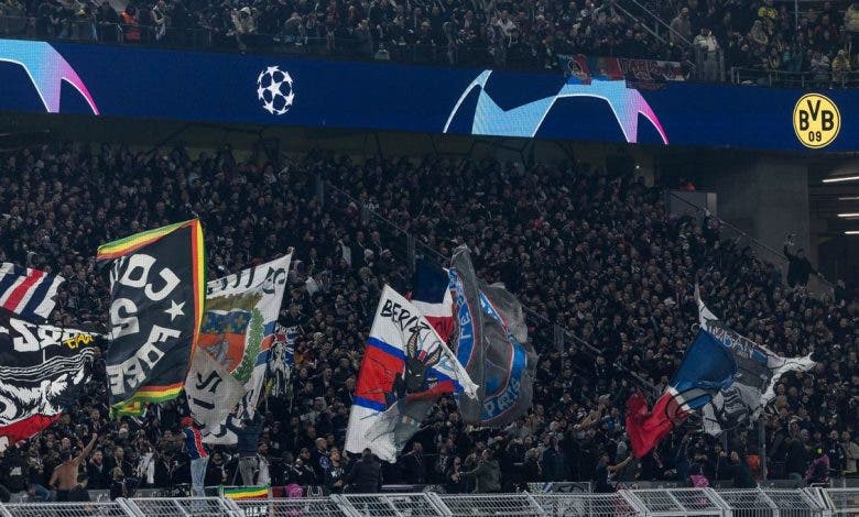 Supporters du PSG à Dortmund