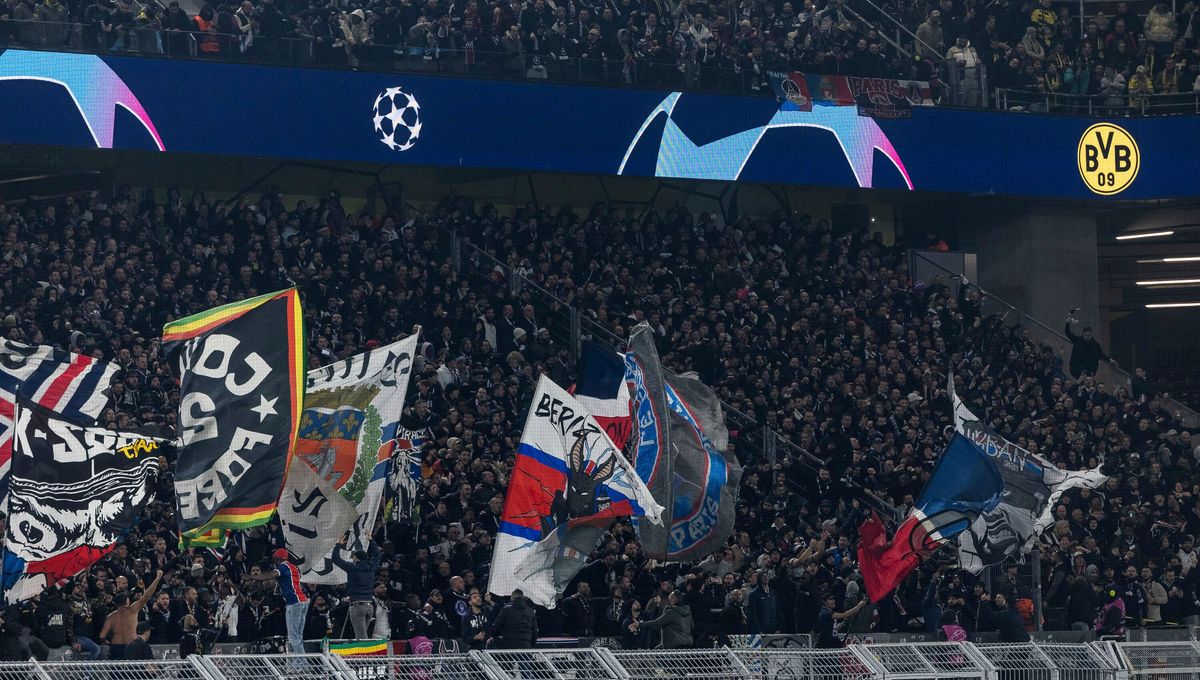 Supporters du PSG à Dortmund