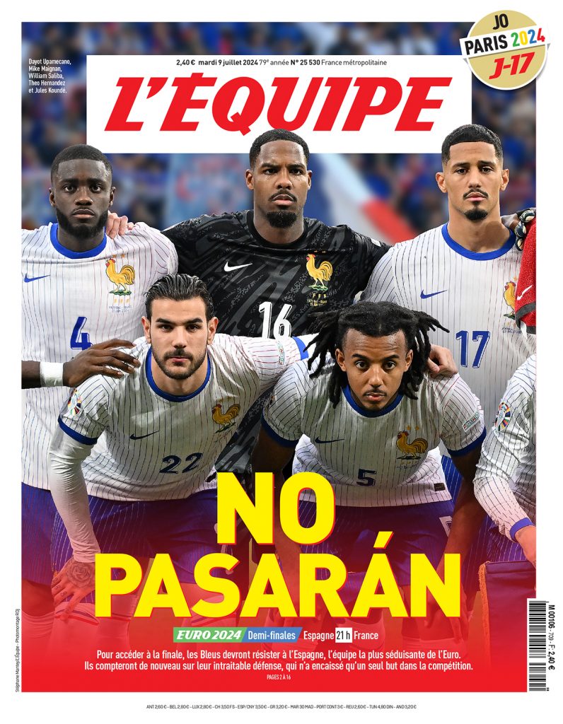 Une Lequipe 9 07 2024