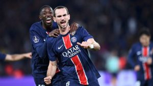 Fabian Ruiz et Ousmane Dembélé