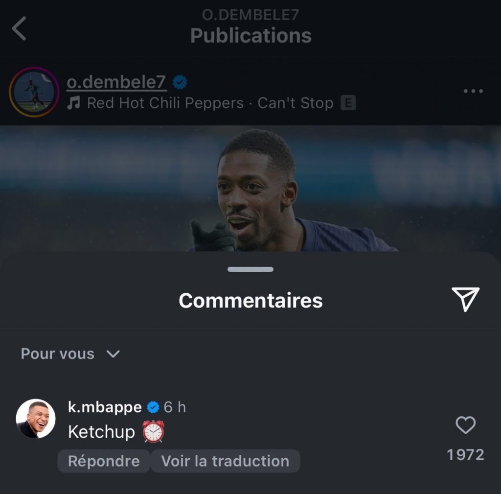Instagram Dembélé