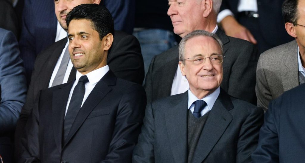Nasser Al-Khelaïfi et Florentino Perez