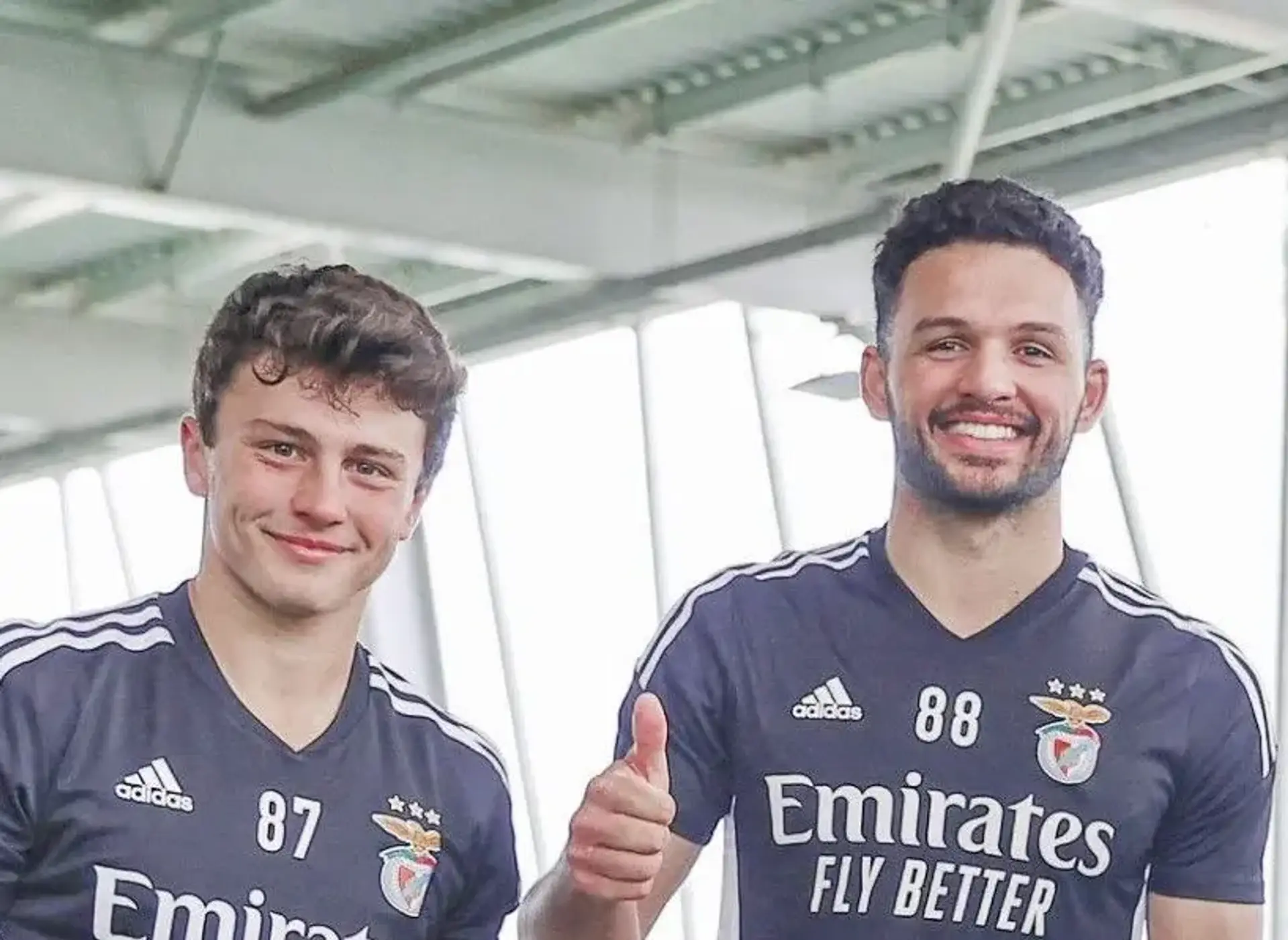 Joao Neves et Gonçalo Ramos (SL Benfica)