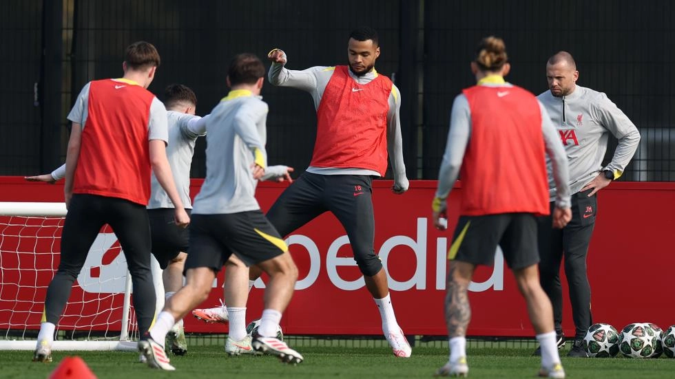 Liverpool training