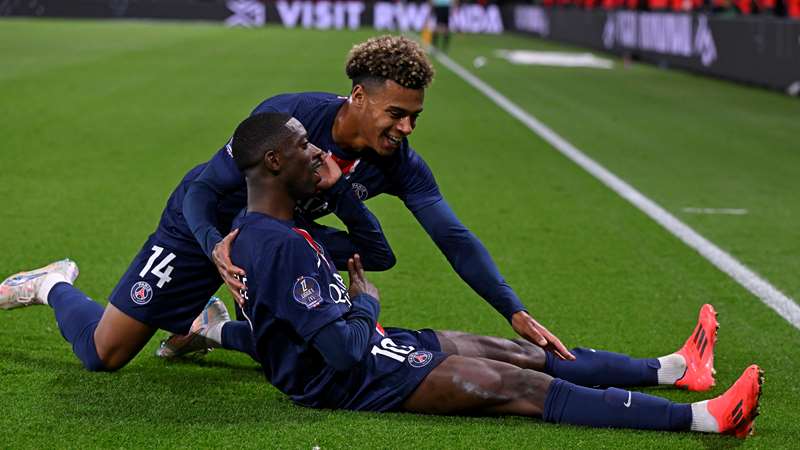 Ousmane Dembélé et Désiré Doué