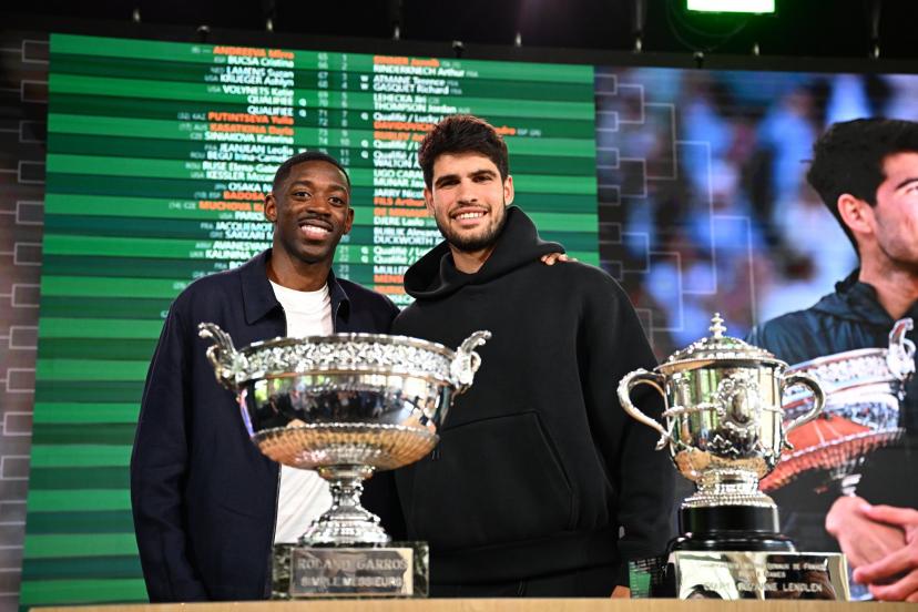Ousmane Dembélé et Carlos Alcaraz
