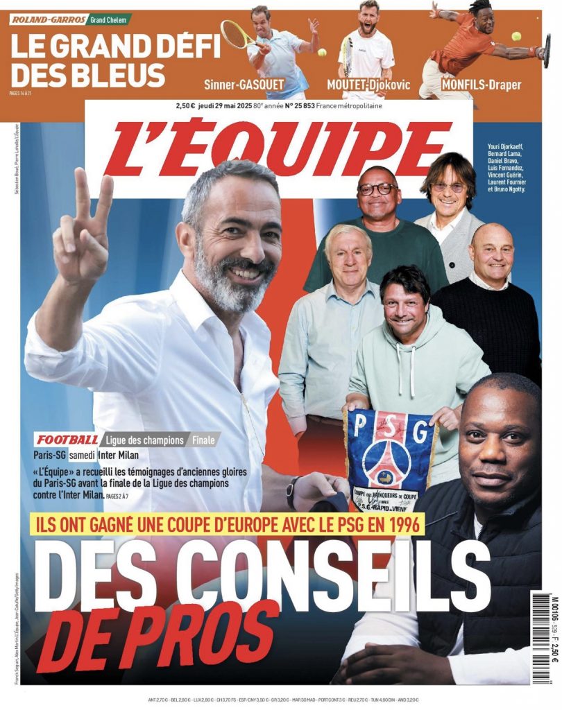 Une l'equipe 29 05 2025
