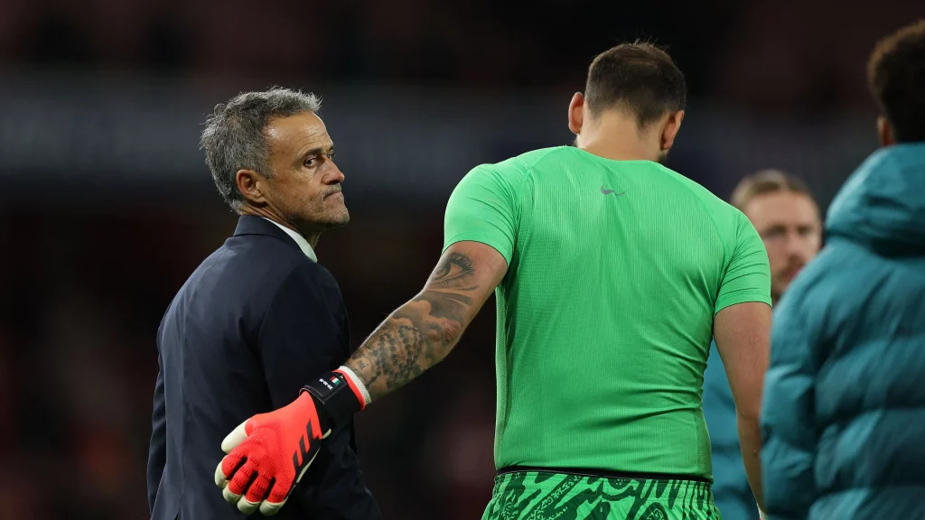 Luis Enrique et Donnarumma