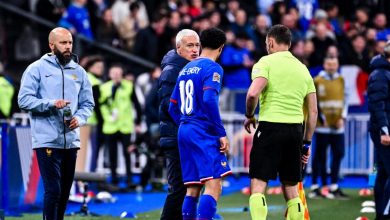 Didier Deschamps et Warren Zaïre-Emery