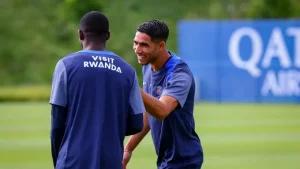Dembélé x Hakimi (entraînement)