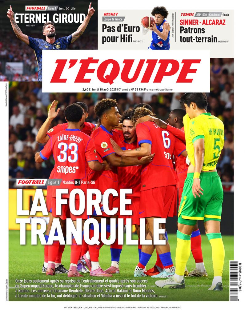 Une l'equipe