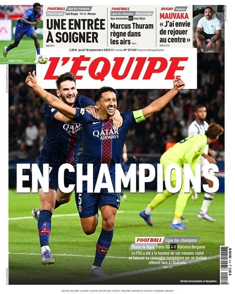 Une l'equipe