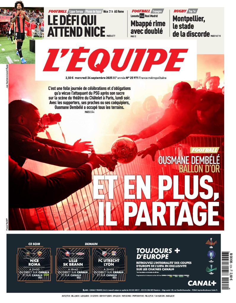 Une l'equipe 24 09 2025
