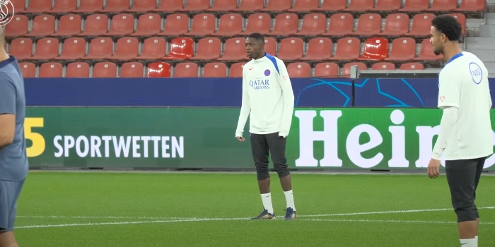 Dembélé entraînement