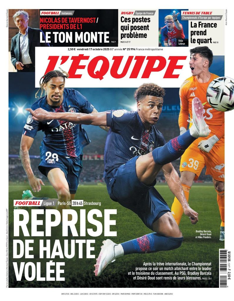 Une l'equipe 17 10 2025