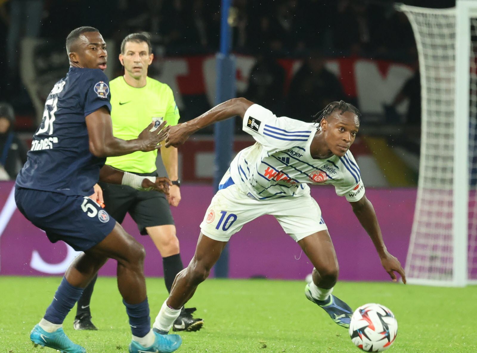 Emmanuel Emegha vs PSG