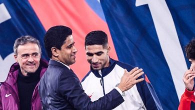 Achraf Hakimi Nasser al Khelaïfi