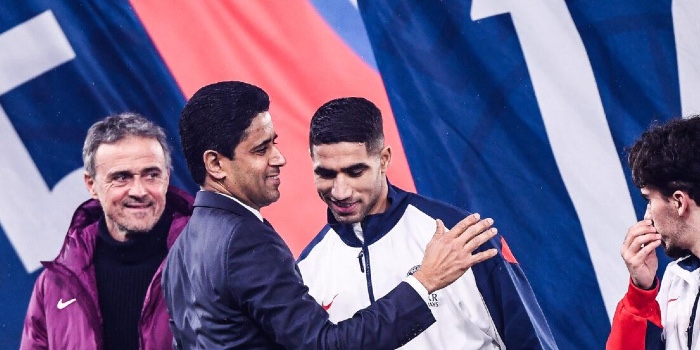 Achraf Hakimi Nasser al Khelaïfi