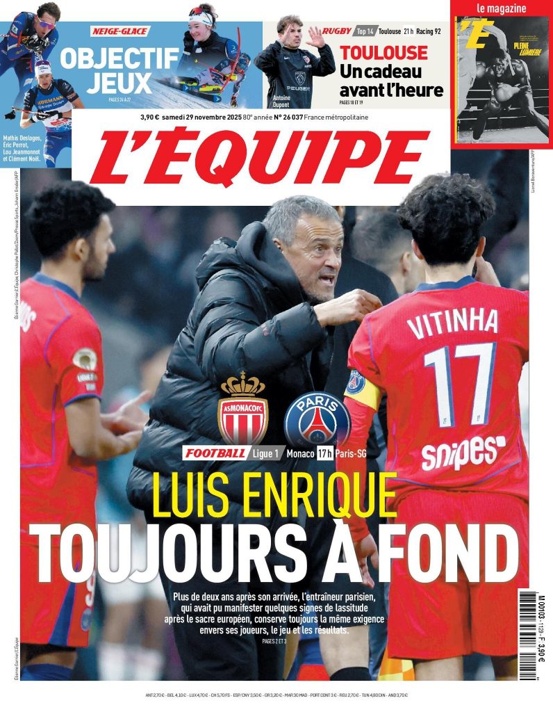 Une L'Eqipe 29 11