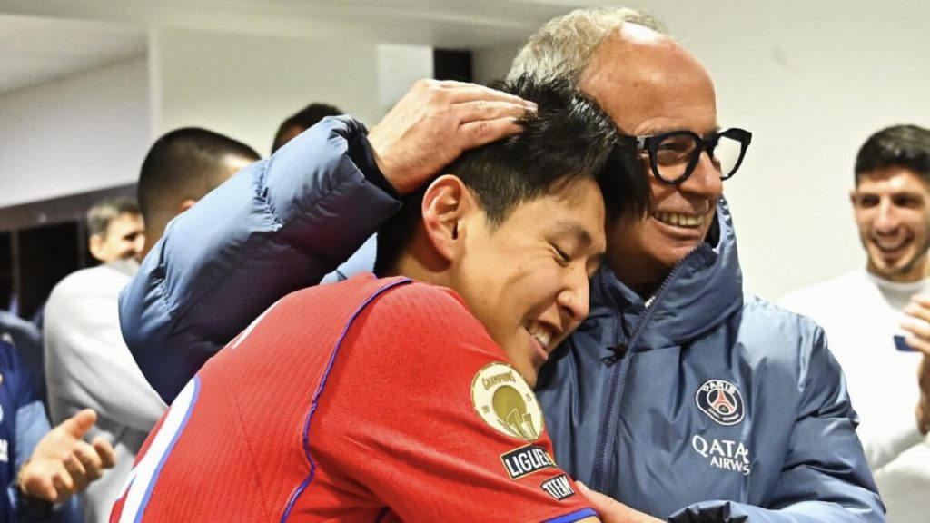 Kang-In Lee et Luis Campos