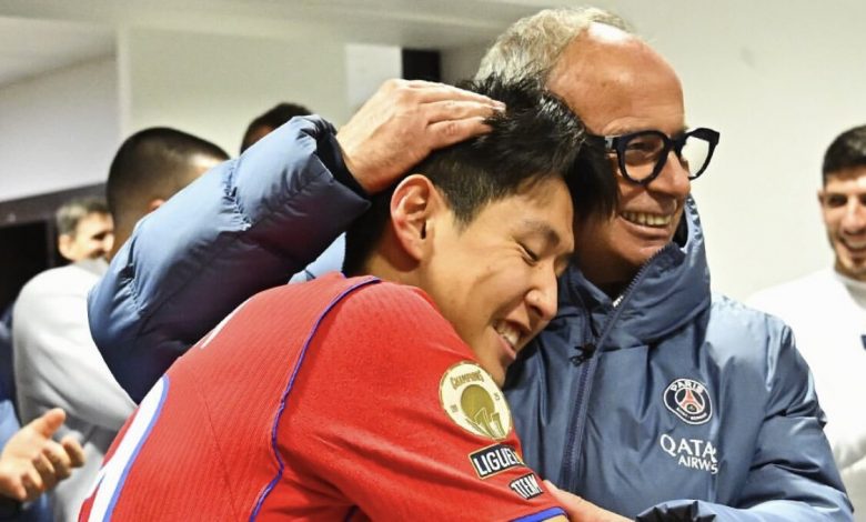 Kang-In Lee et Luis Campos