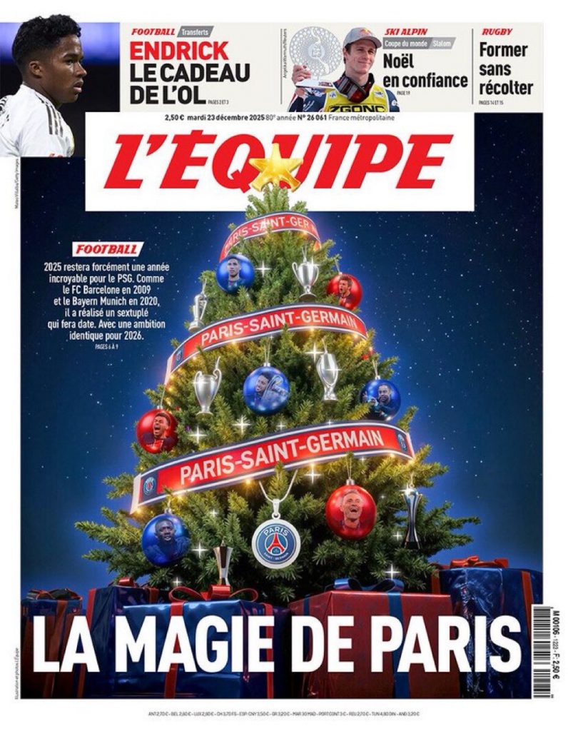 Une L'Equipe 23 12