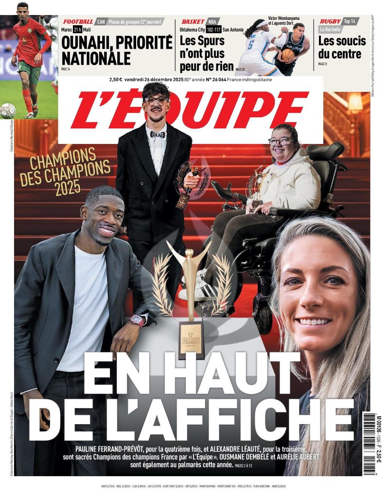 Une L'Equipe 26 12