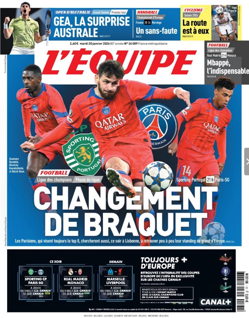 Une L'Equipe