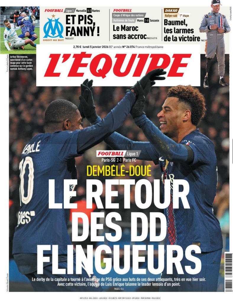 Une L'Equipe