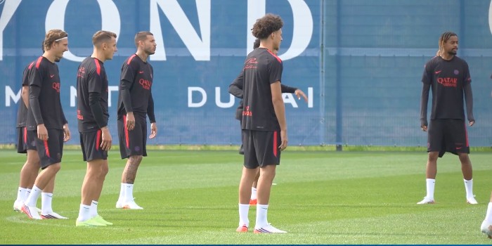 PSG entraînement