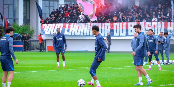 PSG entrainement